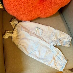 7 For All Mankind Denim Style Pants Bodysuit Size 0-3 Months